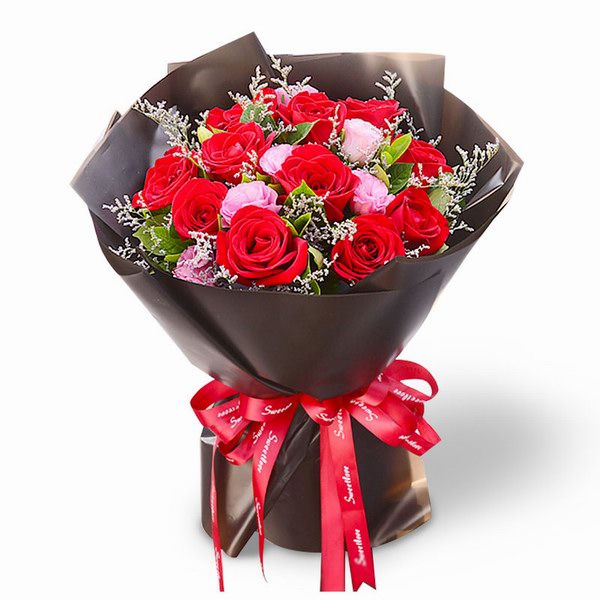 送老婆11朵红玫瑰花束